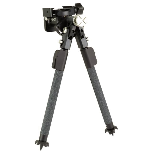 Mdt Sporting Goods Inc 106292BLK CKYE-POD Gen 2 Single Pull Standard, Black Aluminum, 9"-15.50", 360 Degrees Pan, Spiked Feet, Integrated Barricade Stop, Fits ARCA/Picatinny/RRS Dovetail Rails