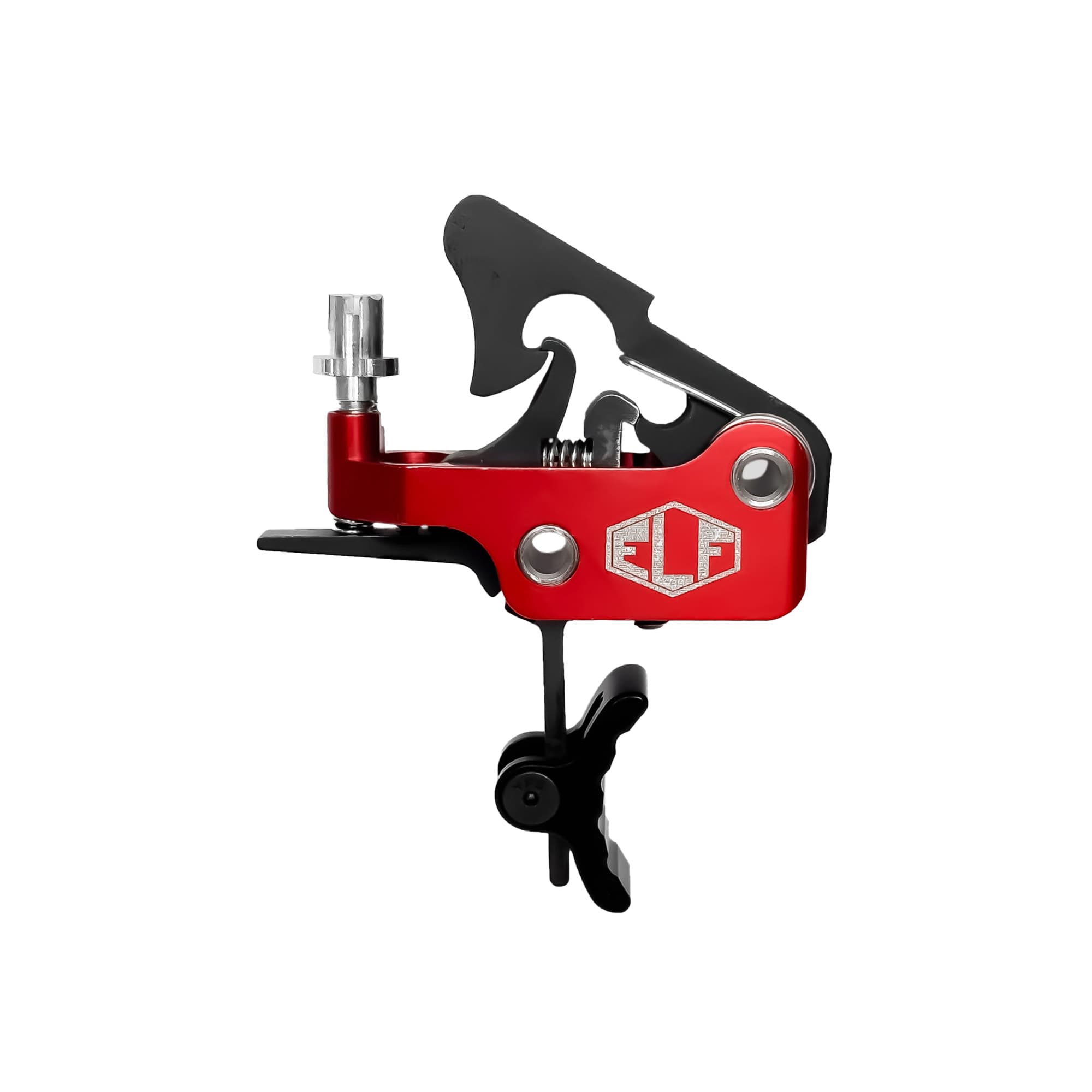 Elftmann Apex FA Curved Trigger Red Anodized for AR15