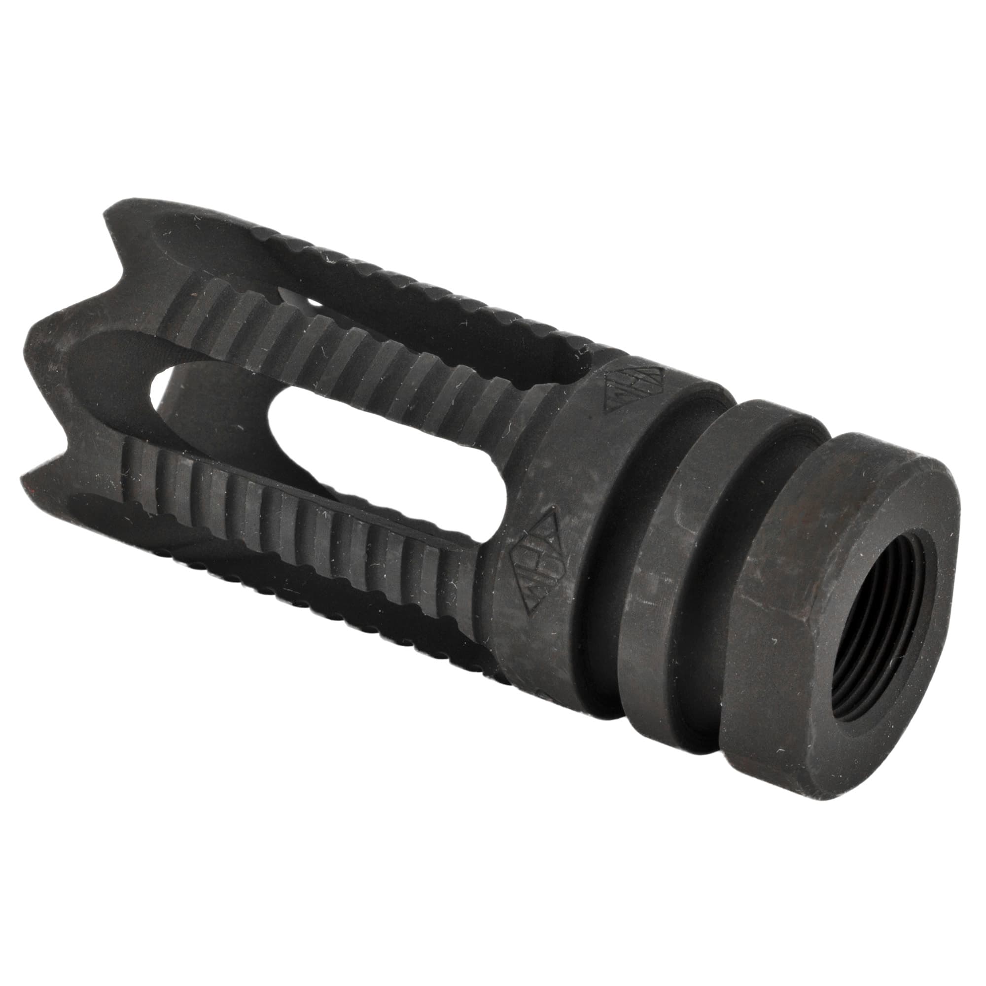 Yankee Hill 285C2 Phantom Flash Hider Black Steel with 1/2"-28 tpi Threads & Teeth for 5.56x45mm NATO AR-Platform