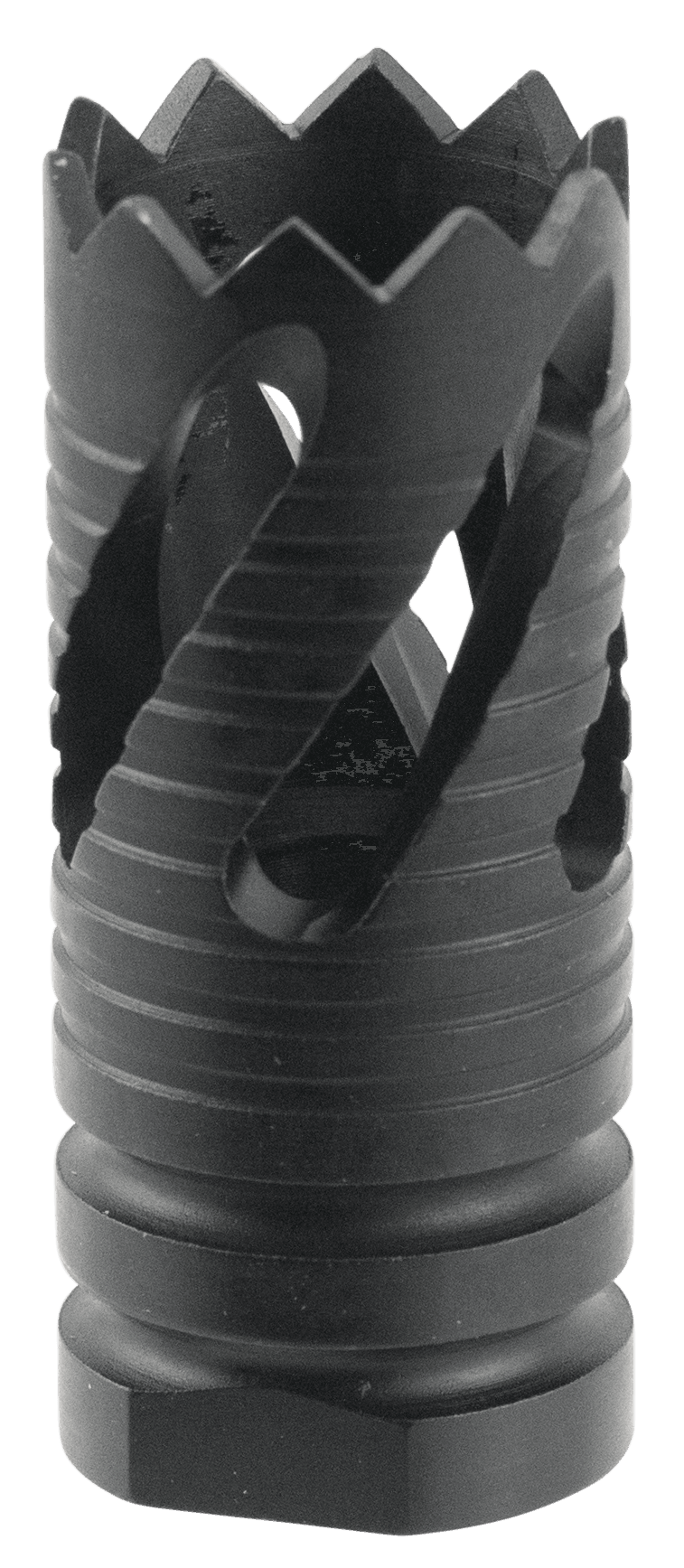TacFire MZ10213B Thread Crown Muzzle Brake 5/8-24 AR-10 308 Win