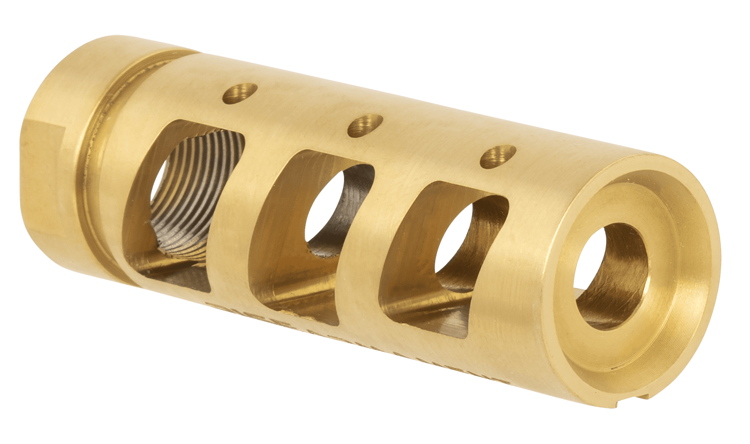 Rise Armament Ra-701 Titanium Gold Nitride Muzzle Device 5/8-24 for 30 Cal