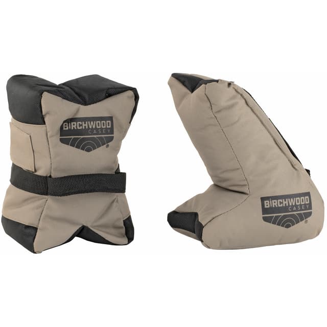 Birchwood Casey SRBCMBO Tactical Tac-Match Shooting Rest Prefilled Tan Nylon, 2-Pieces Designed For Tactical Rifles