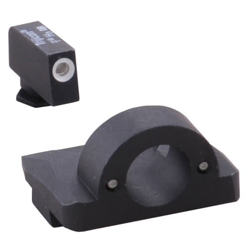 AmeriGlo GL126 Ghost Ring Sights for Glock Green Tritium Front Rear