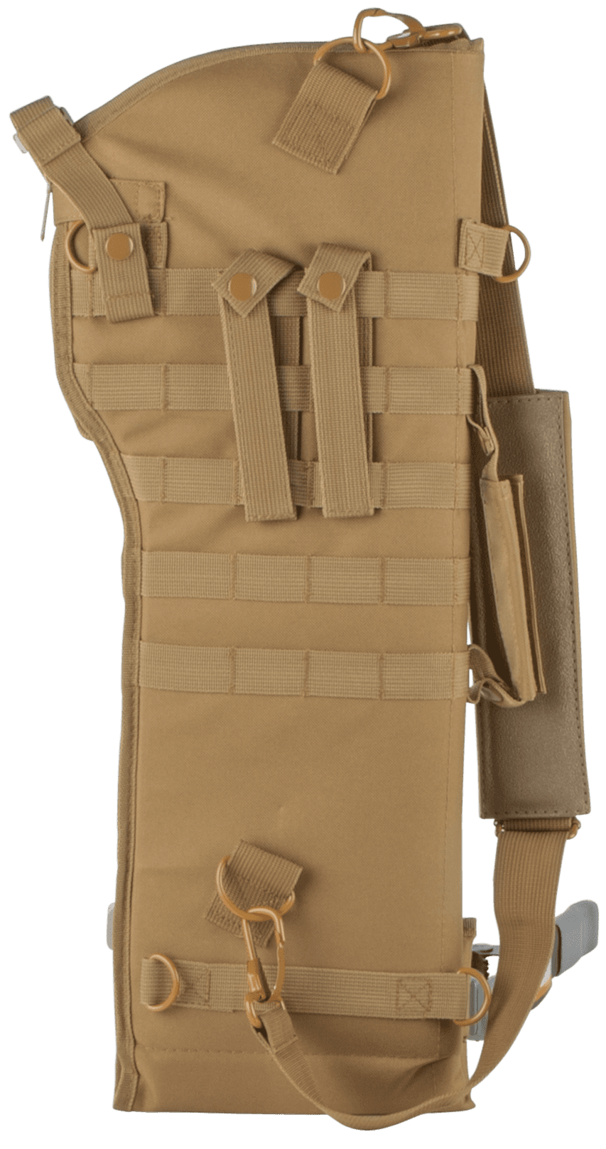 NcStar CVRSCB2919T VISM Scabbard w/ Tan Finish MOLLE Webbing D-Ring & Grommet for Drainage for Rifle/Carbine