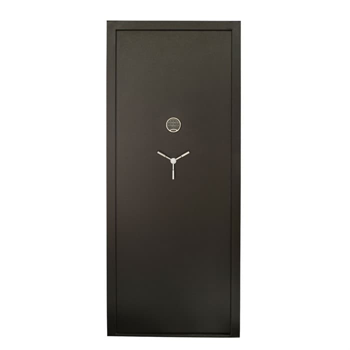 SnapSafe 75416 Vault Door In-Swing Black 12 Gauge Steel 32.80"W x 81"H Access Code/Key Entry