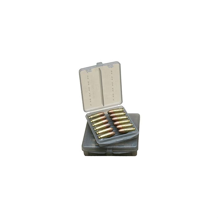 MTM Case-Gard W18-9-41 Ammo Wallet Handgun 380 ACP/9mm Luger 18rd Clear Smoke Polymer