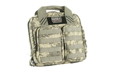 GPS Bags T1410PCD Tactical Double +2 Fall Digital 1000D Nylon Teflon Coating Holds 4 Handguns