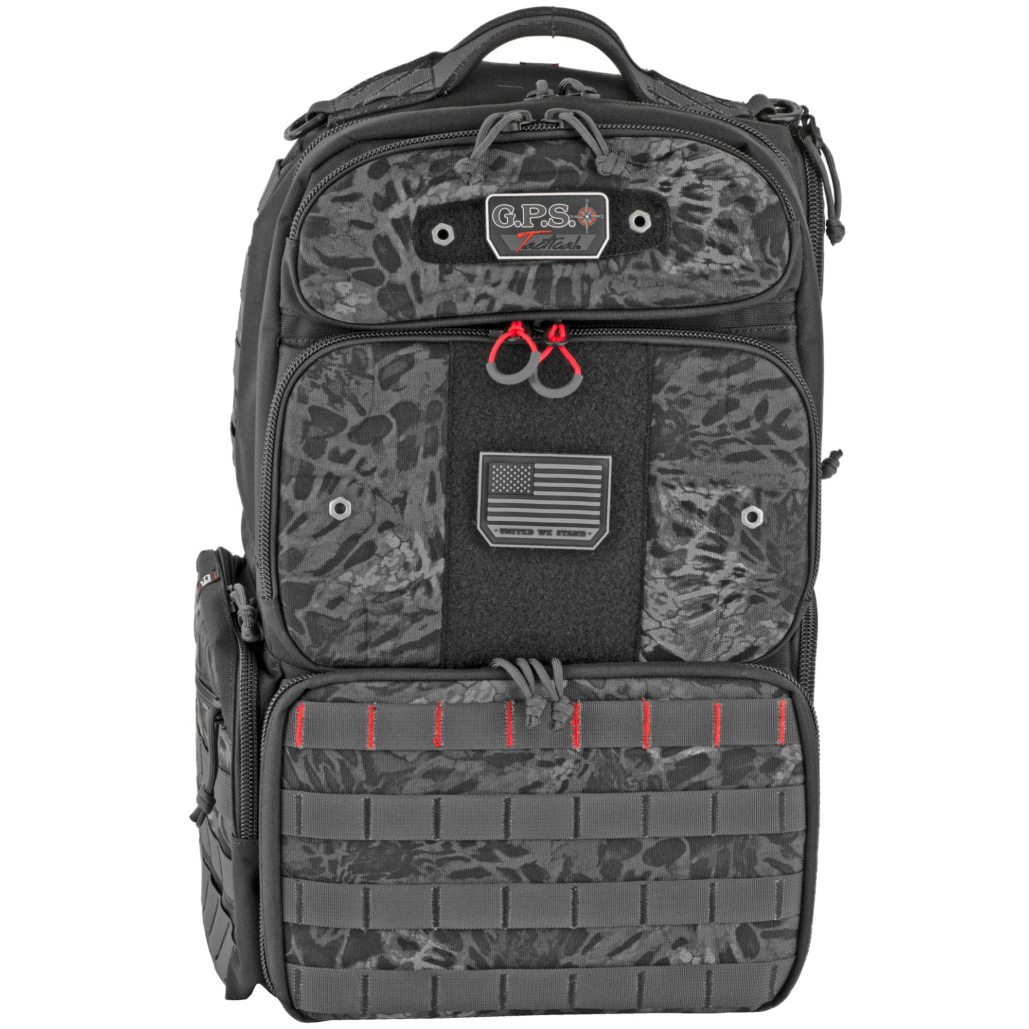 GPS Bags T1913BPP Tactical Backpack PRYM1 Blackout 1000D Polyester 4 Handguns