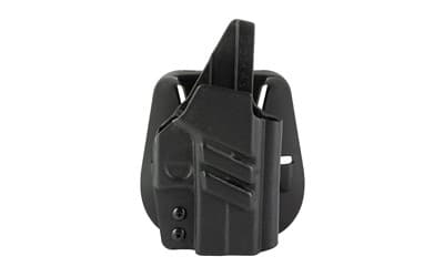 1791 Gunleather TACPDHOWBG43XMOSBLKR Tactical Kydex OWB Black Kydex Paddle Compatible w/Glock 43/43X/43X MOS Right Hand