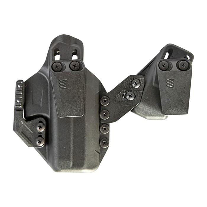Blackhawk 416963BK Stache IWB Size 63 Black Polymer Belt Clip Fits S&W M&P Shield w/Crimson Trace Laser Ambidextrous