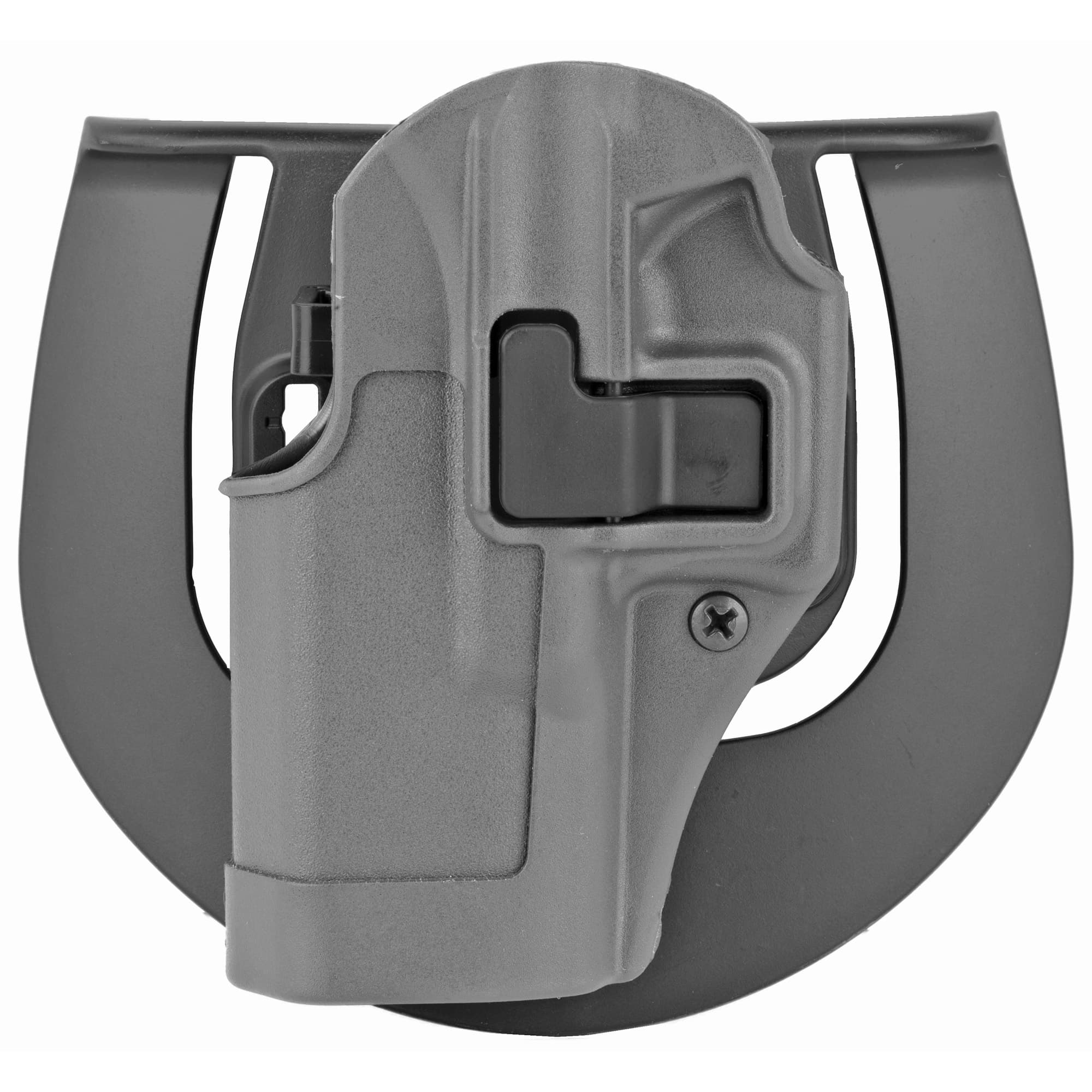 Blackhawk 413502BKL Serpa CQC Sportster OWB Size 02 Gun Metal Gray Polymer Paddle Compatible w/Glock 19/23/32/36/45
