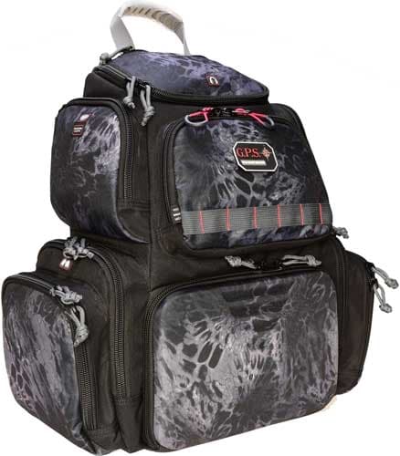 GPS Bags 1711BPPMB Handgunner Backpack PRYM1 Blackout 1000D Nylon Holds 4 Handguns