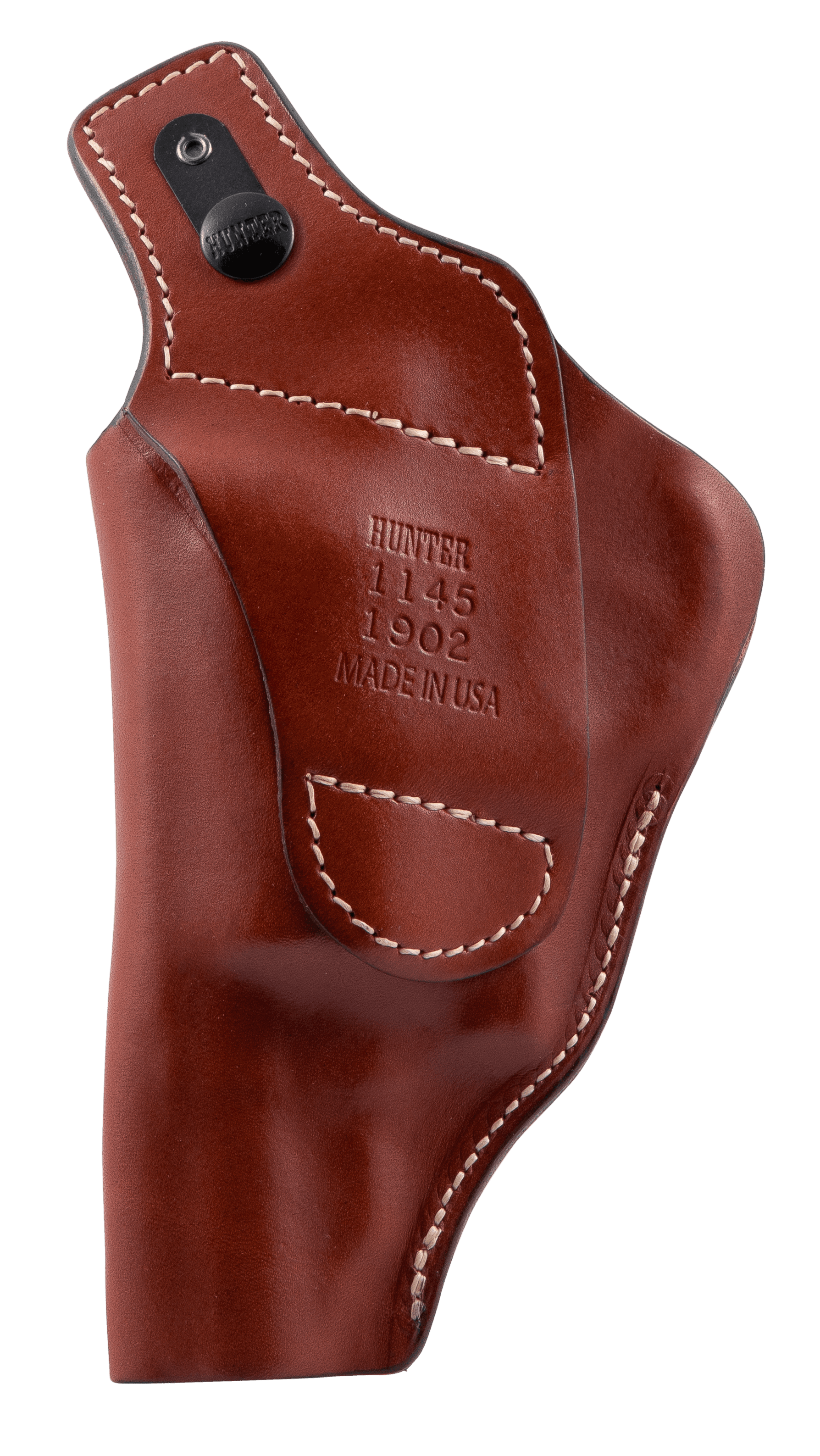 Hunter Company 1145 Pro-Hide High Ride OWB Brown Leather Belt Slide Fits S&W Governor Right Hand