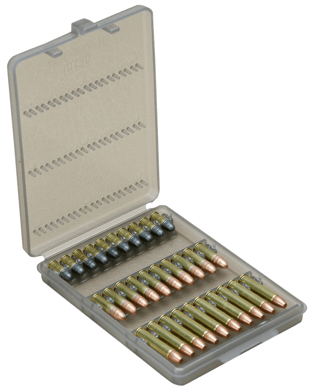 MTM Case-Gard Case-Gard Ammo Wallet 22 LR 17 HM2 Clear Smoke Polypropylene 30rd