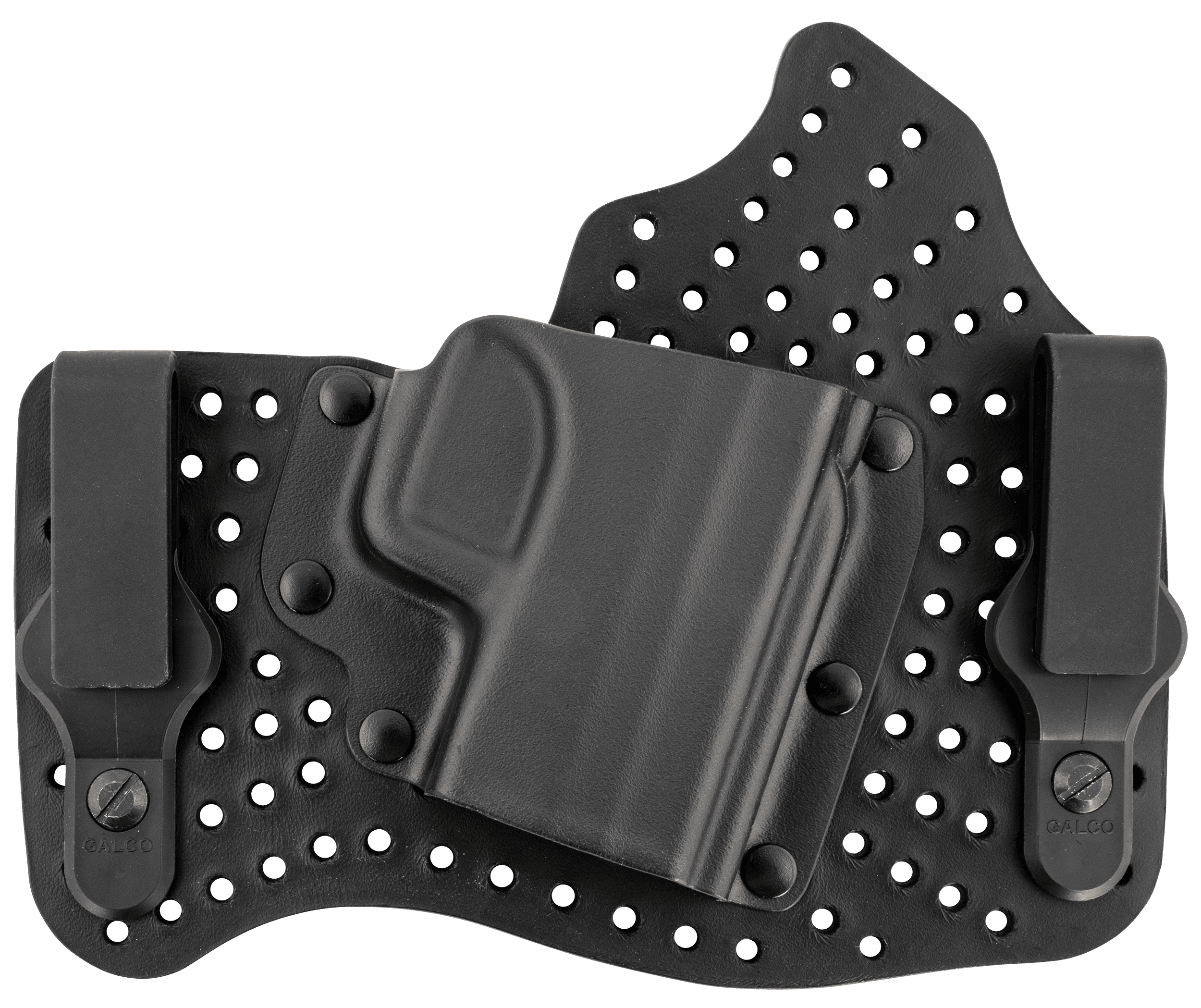 Galco KA662B KingTuk Air IWB Black Kydex/Leather Fits Springfield XDS 3.30", UniClip/Stealth Clip, Right Hand