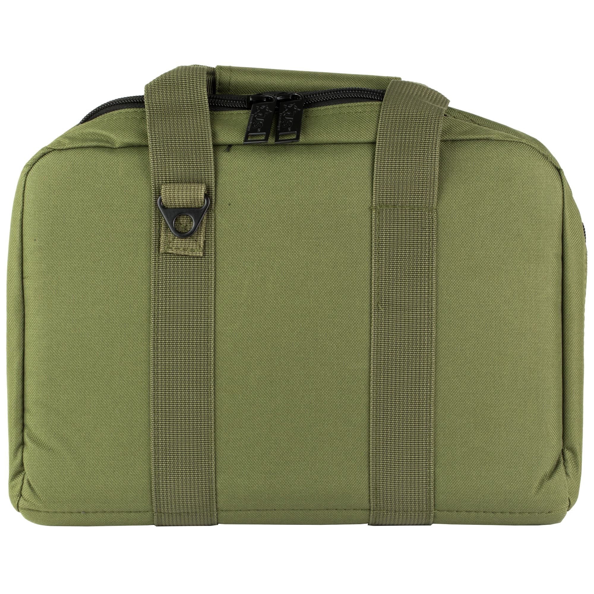 US PeaceKeeper P21106 Mini Range Bag Water Resistant OD Green 600D Polyester with 8 Mag Pockets, Lockable Zippers & Wraparound Handles 12.75" L x 8.75" H x 3" D Exterior Dimensions