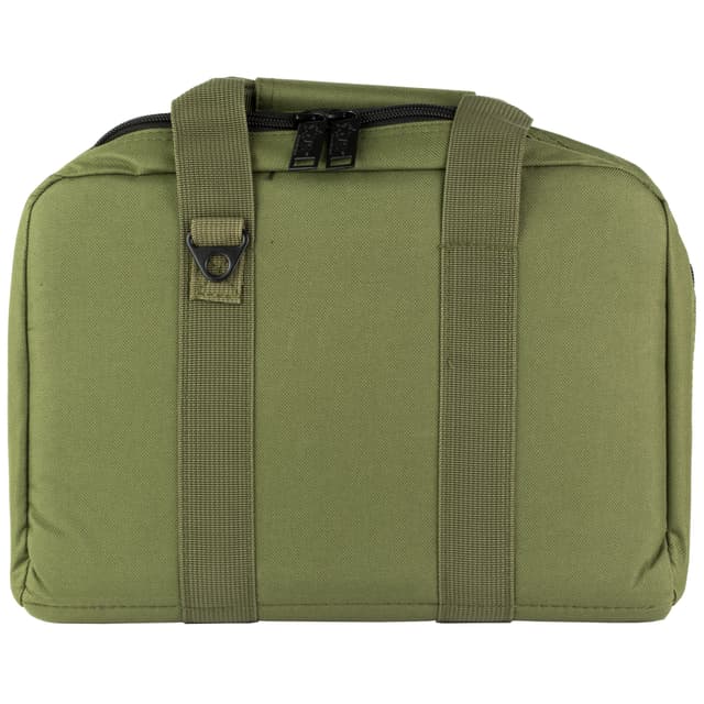 US PeaceKeeper P21106 Mini Range Bag Water Resistant OD Green 600D Polyester with 8 Mag Pockets, Lockable Zippers & Wraparound Handles 12.75" L x 8.75" H x 3" D Exterior Dimensions