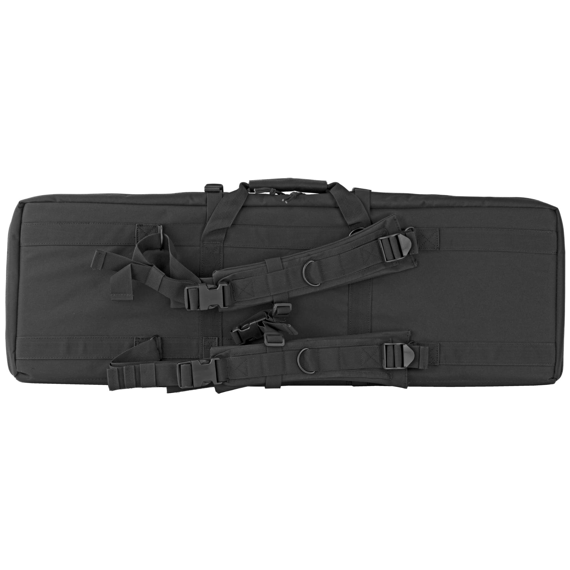 Rukx Gear ATICT36DGB Tactical Double Gun 36" Water Resistant Black 600D Polyester w/ Non-Rust Zippers Holds up to 2 Rifles