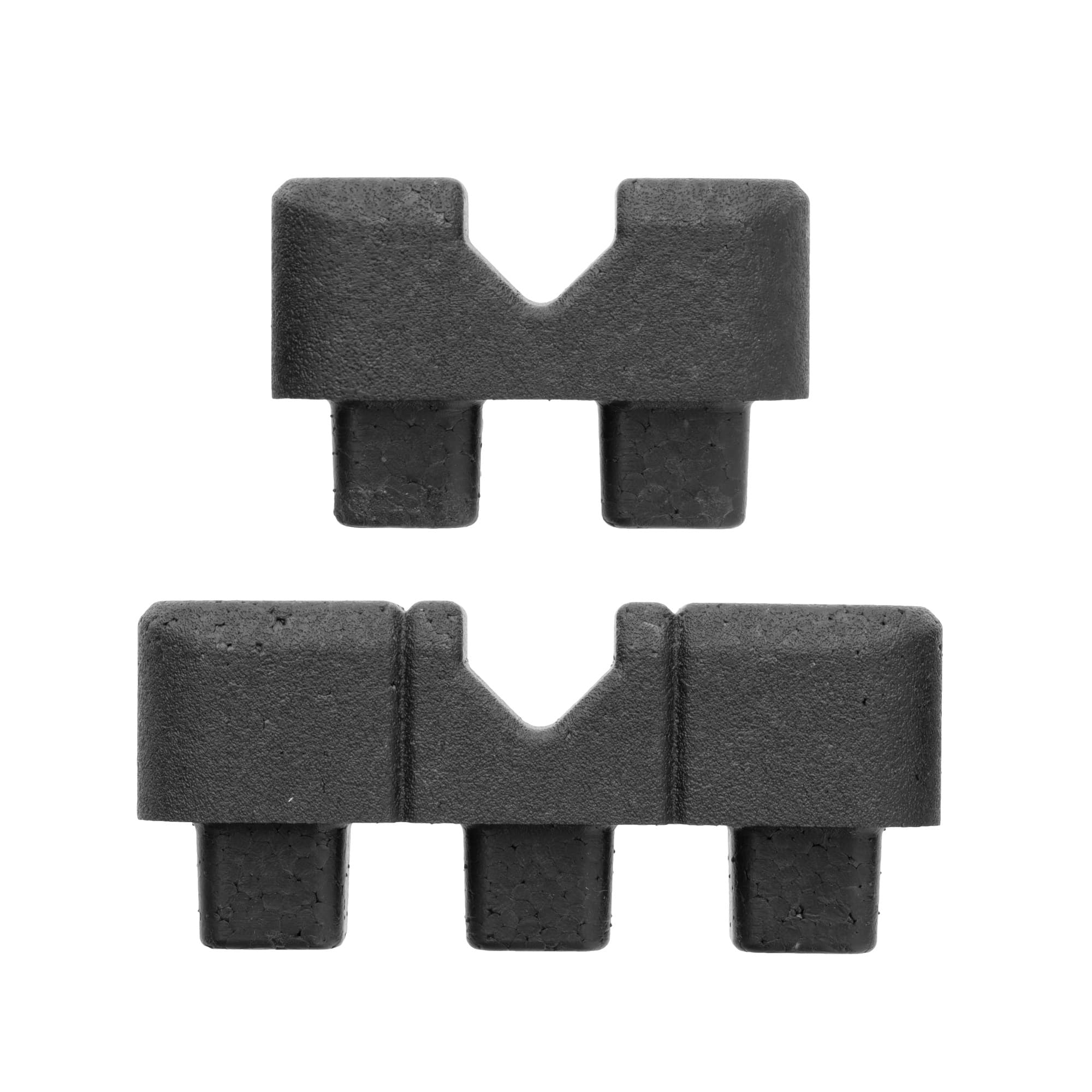 Magpul MAG1367-BLK DAKA Block Kit V-Block, Includes Double V-Block (2) & Triple V-Blocks (2), Black Polypropylene, Fits Magpul DAKA Cases/Organizer Systems