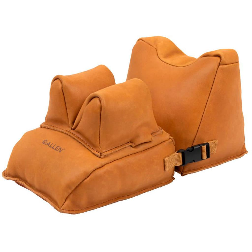 Allen 15125 Shooting Rest Combo Filled Front & Rear Light Brown Leather
