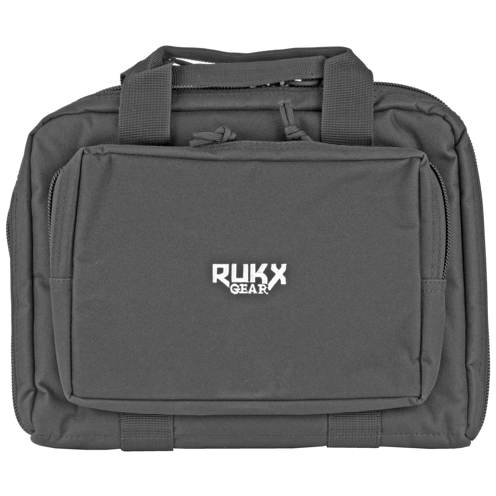 Rukx Gear ATICTDPCB Double Pistol Black 600D Polyester Holds 2 Handguns