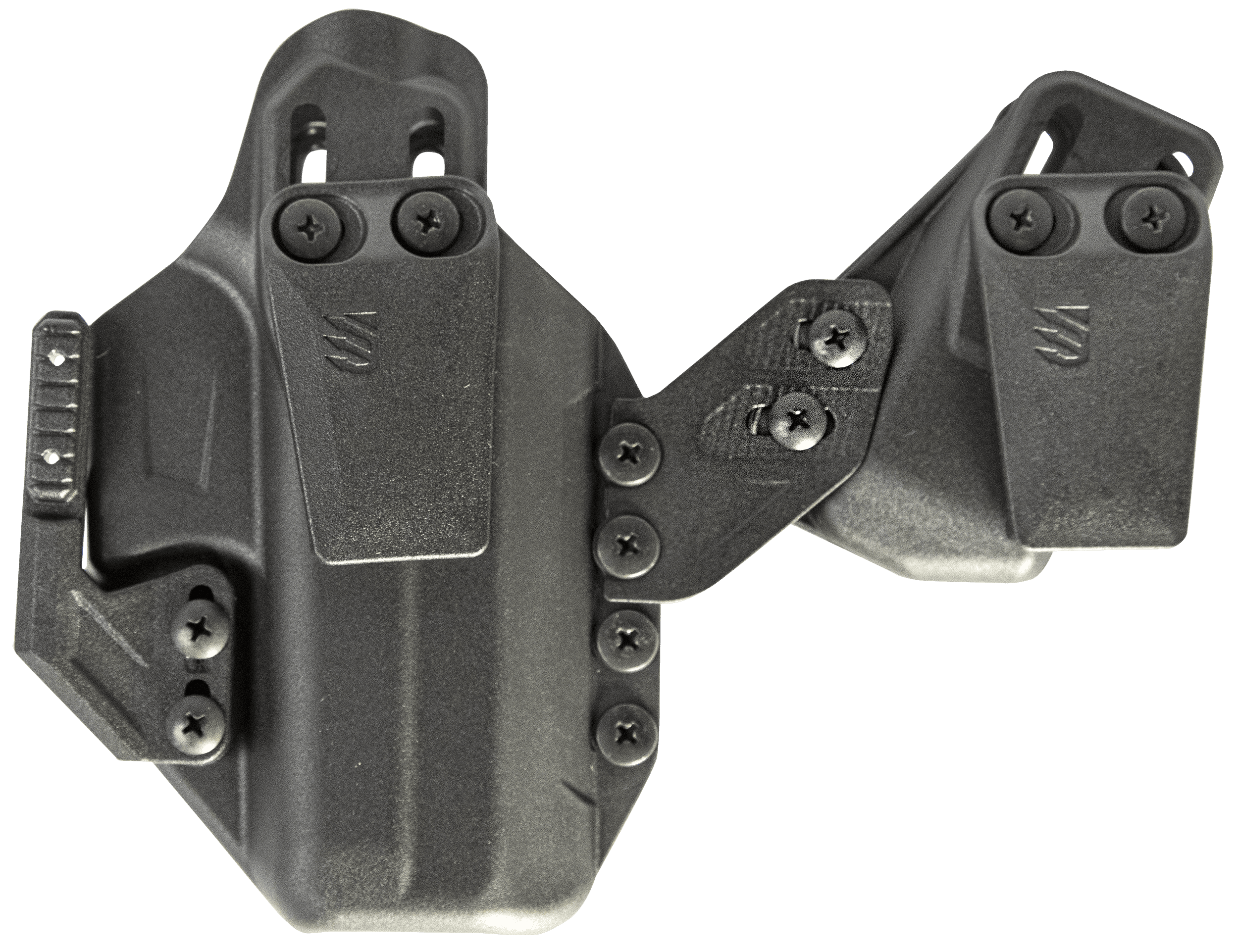 Blackhawk 416100BK Stache Premium Kit IWB Size 00 Black Polymer Belt Clip Compatible w/Glock 17/22/31 Ambidextrous