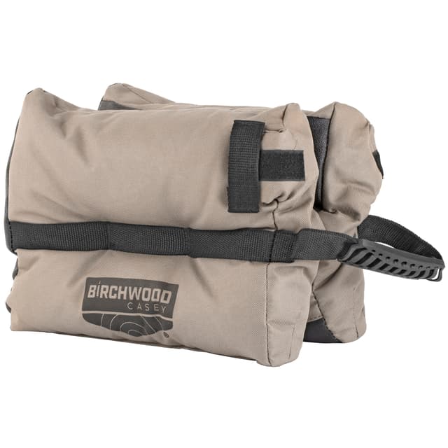 Birchwood Casey TSRB H-Bag Shooting Rest Unfilled Tan Polyester, Self-Tightening Grip, Non-Marring Surface, Integrated Carry Strap 12" L x 7" H x 1" W