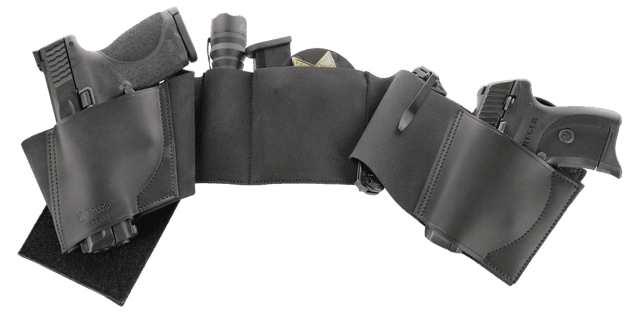 Galco UWBKSM2 UnderWraps 2.0 Black Small Leather/Nylon Handgun