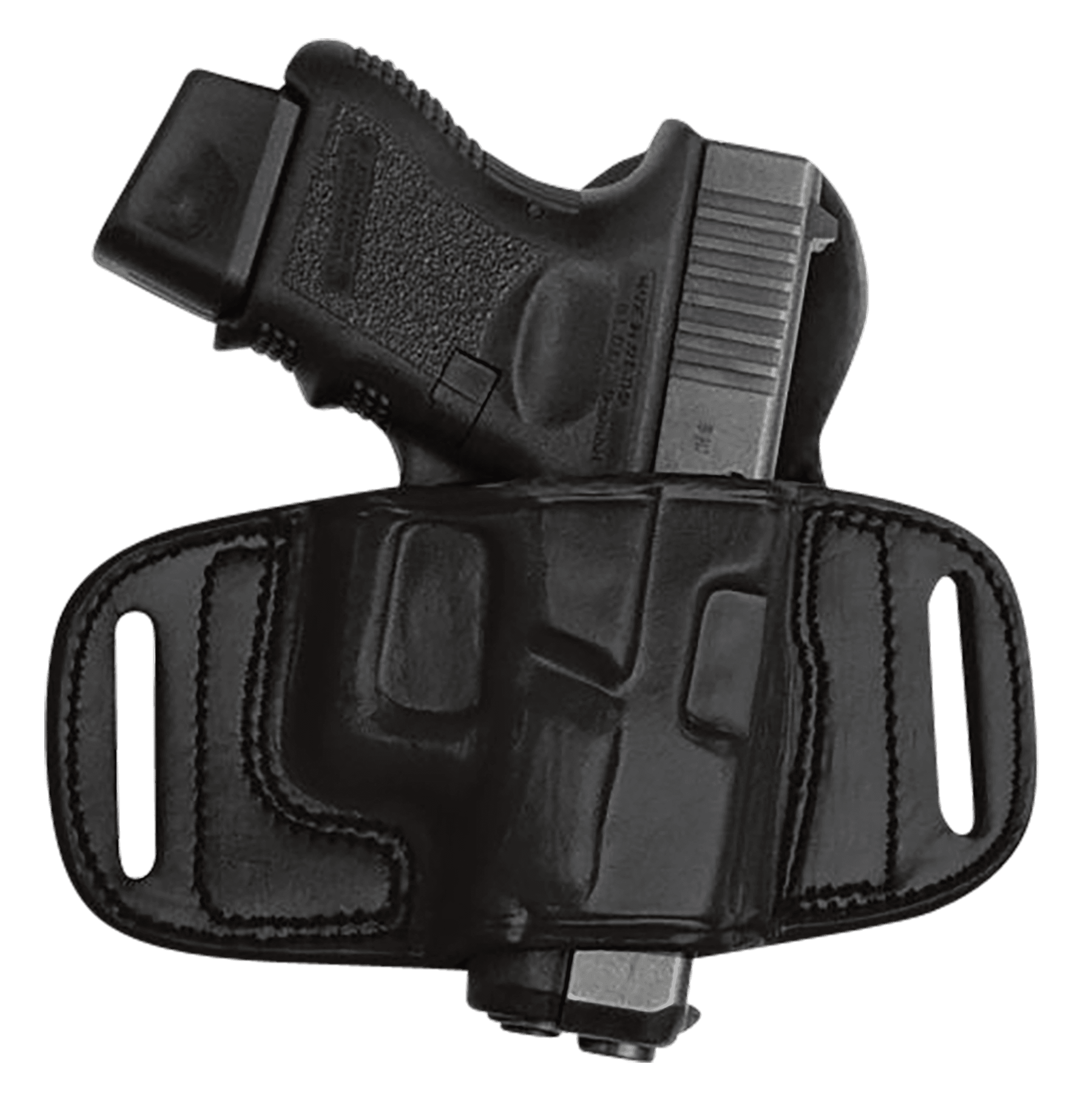 Tagua EP-BH2-520 Extra Protection Quick Draw Black Leather Belt Slide Fits H&K 45 Compact Right Hand