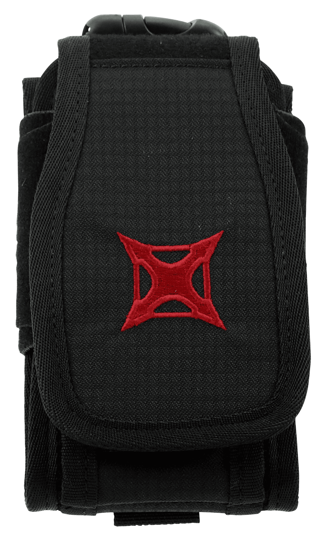 Vertx VTX5140BK Phone/Multi-Tool Pouch VTX 7" H x 4" W x 2" D Black Cordura w/Velcro Closing