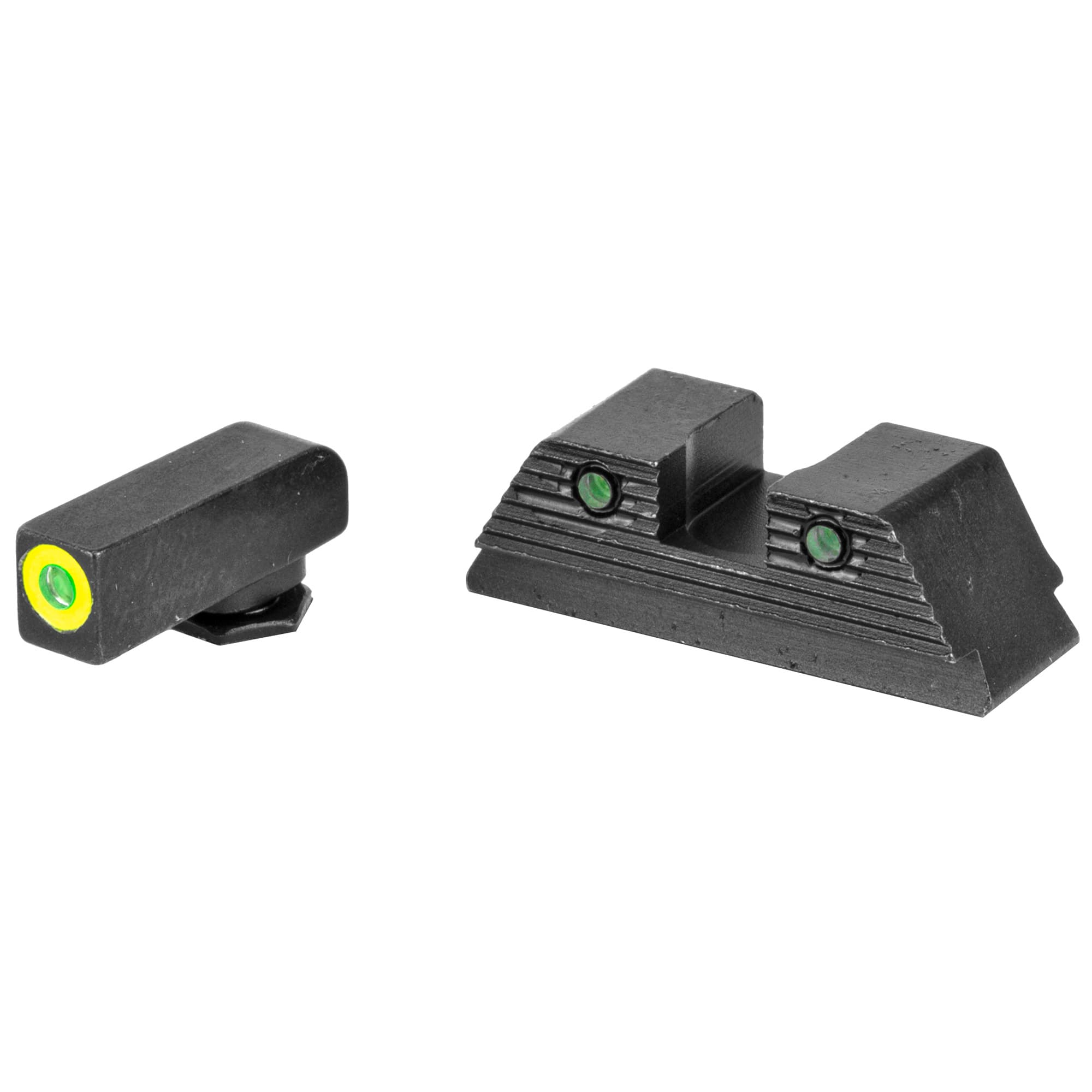 AmeriGlo GL820 Trooper Sight Set Glock 20 21 29 30 31 32 36 Lumigreen Front