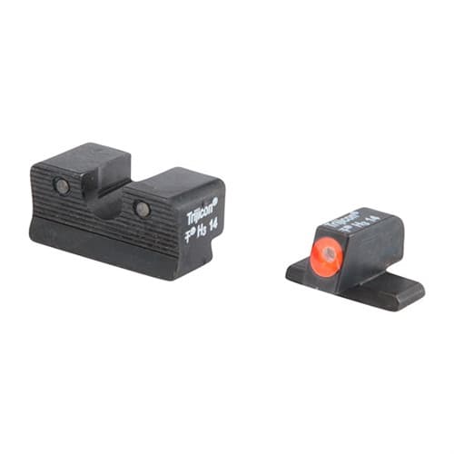 Trijicon HD Sights Springfield XD-S XD-E Tritium Orange Front Rear Outline