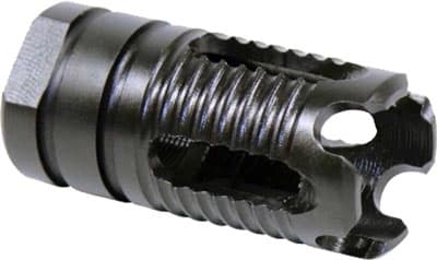 Guntec USA Predator A1 Flash Hider AR 15 1/2x28 Steel Matte Block Finish