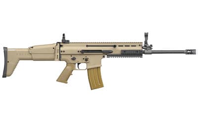 FN 985012 SCAR 16s NRCH 5.56x45mm NATO 16.25" Barrel, 30+1, Flat Dark Earth Anodized Receiver, FDE Telescoping Side-Folding Stock With Adjustable Cheekpiece, Optics Ready