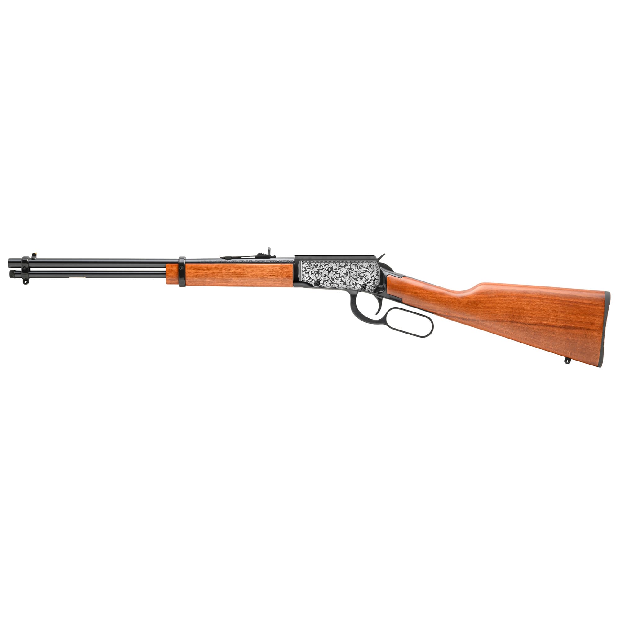 Rossi Rio Bravo 22 Long Rifle 18" 15 Rounds Matte Engraved Wood Stock