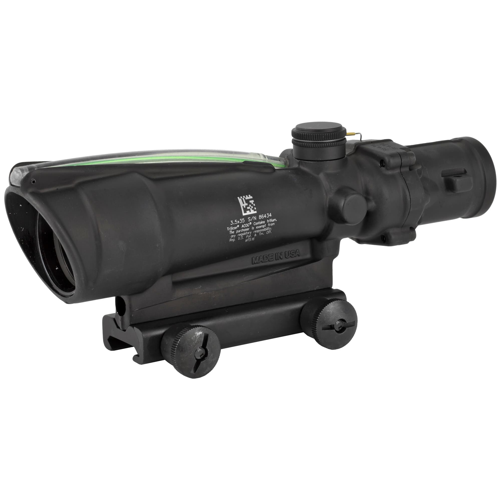 Trijicon AcoG 3.5x 35mm Rifle Scope with Green Crosshair Bdc Ta51 Mount