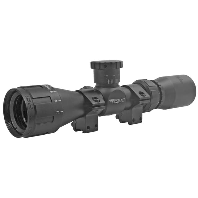BSA Optics Sweet 22 2 to 7x32 Rimfire Scope 1in Tube AO Duplex 30 30