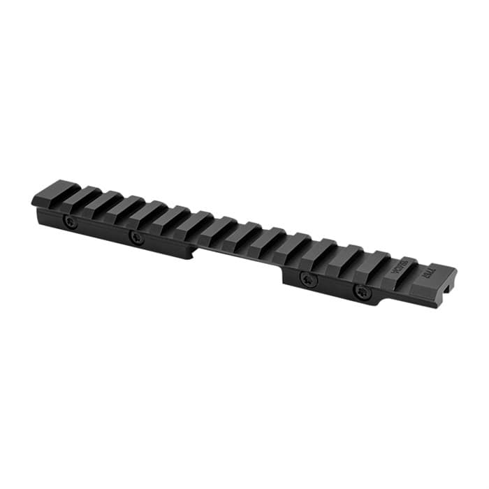Warne Rail Mountain Tech Picatinny Weaver Mount Medium Nato Stanag Compatible 1in 30mm 34mm