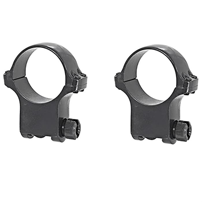 Ruger 90407 Standard Steel Scope Ring Set 30mm High Matte Blued for M77 Rifles