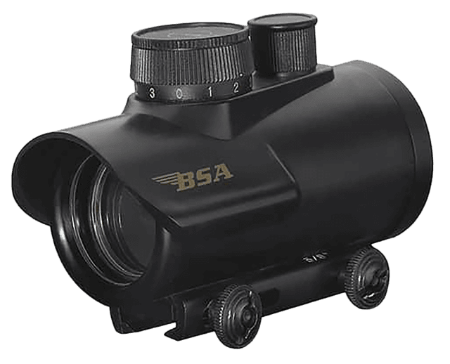BSA Optics HMRGBD30CP 30 mm Dot Sight 5 MOA Red Green Blue 1x Unlimited Eye Relief