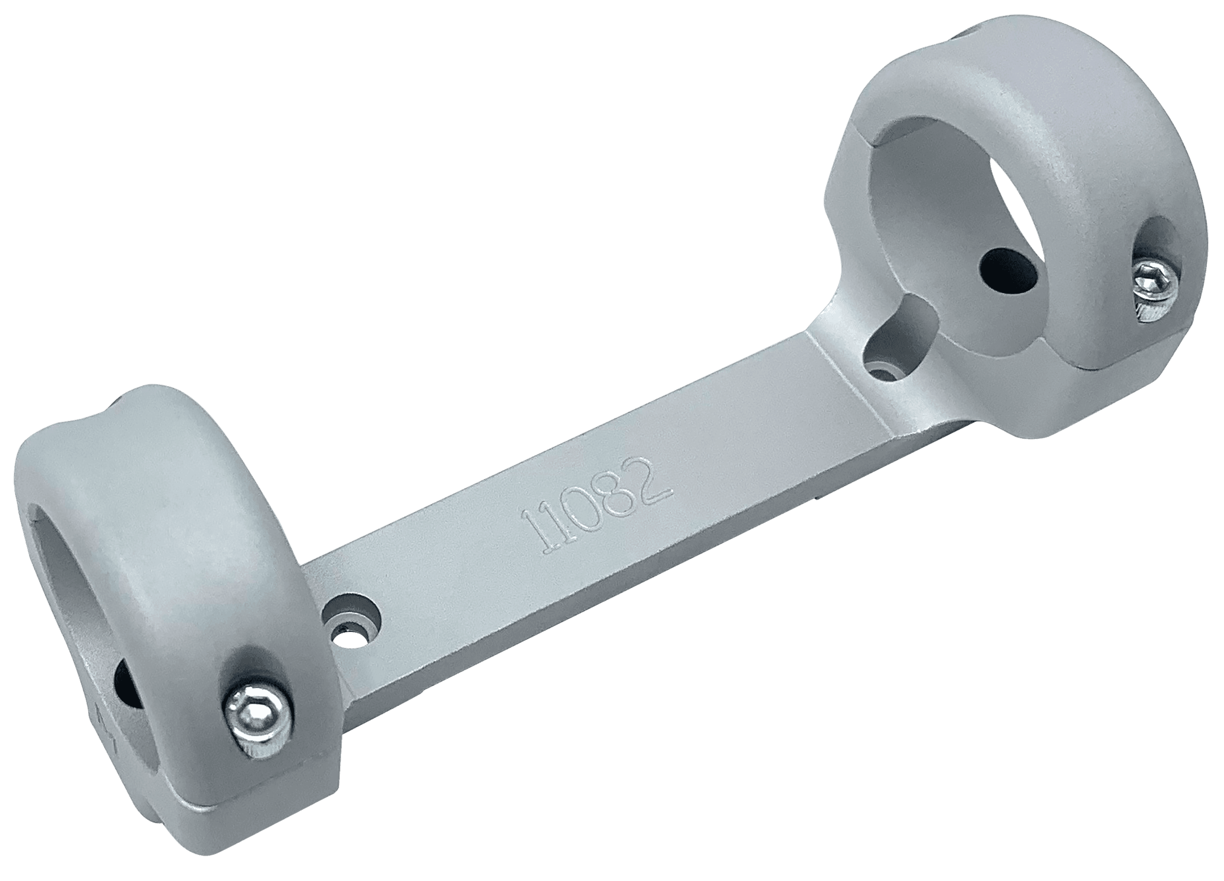 DNZ Products Game Reaper Ruger 1-Piece Base Ring Combo 1in Silver Mount to Receiver