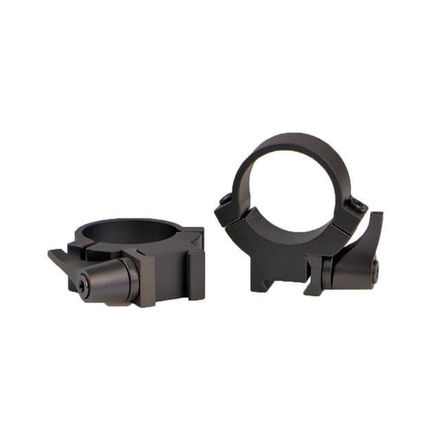Warne Maxima Horizontal QD Rimfire Scope Rings 3/8 Dovetail 1 in Medium