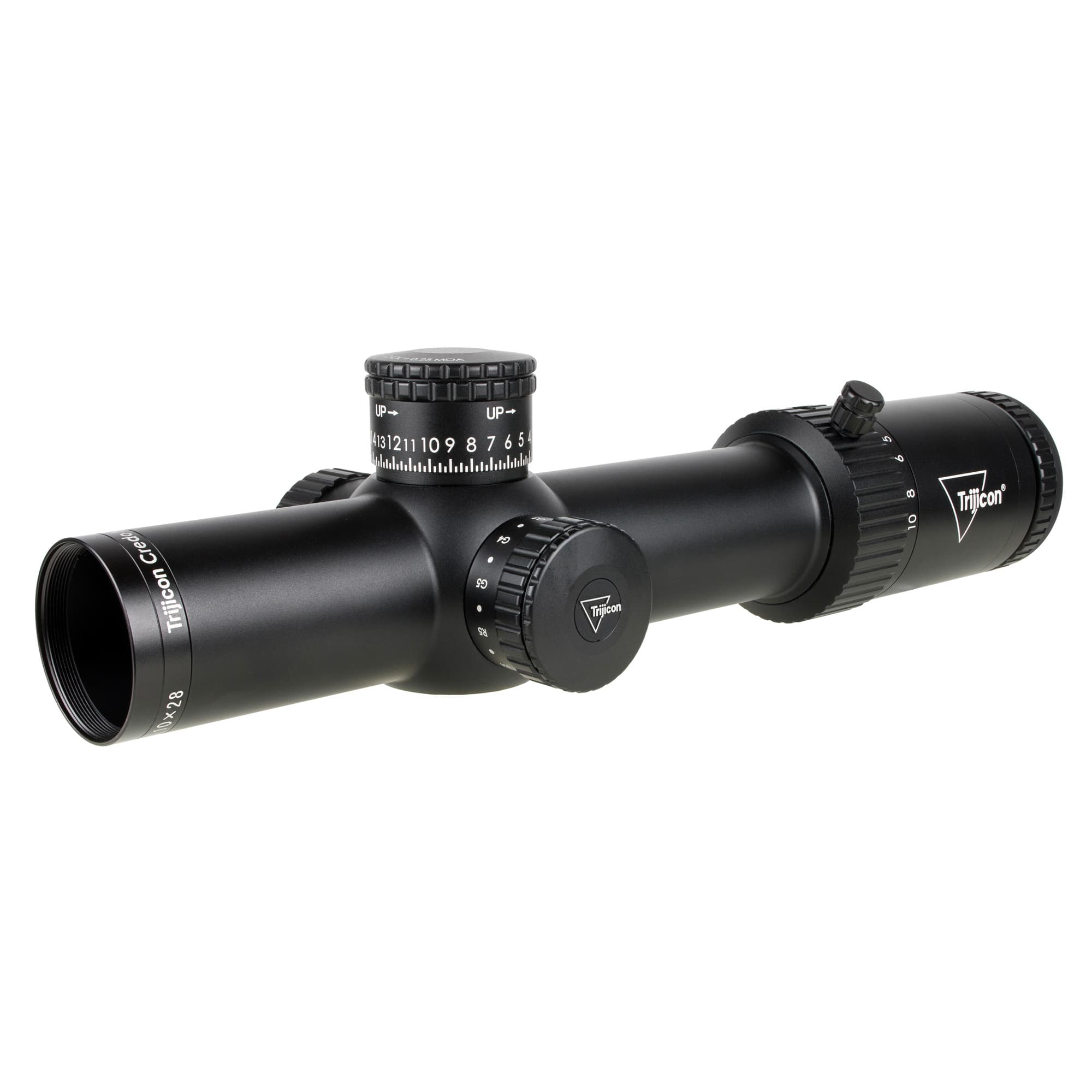 Trijicon Credo HX 1-10x28mm 34mm Tube Red Green Segmented Circle Reticle Matte
