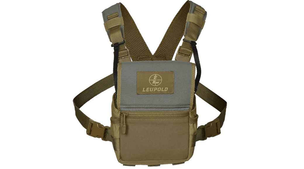Leupold Pro Guide Bino Harness 2 Neodymium Magnet Closure Fleece Lined Elastic Pockets