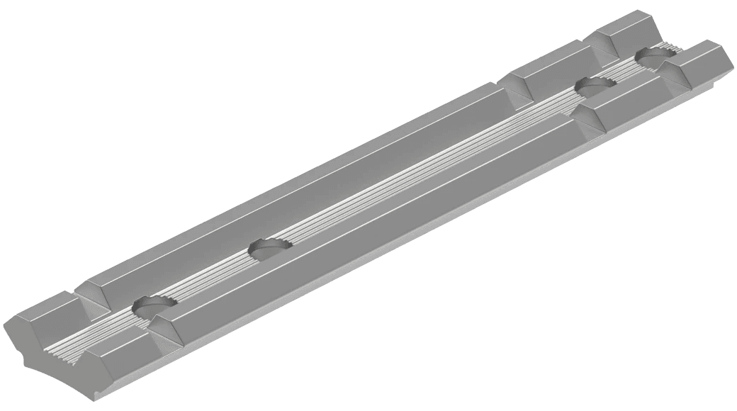 Leupold Rifleman One Piece Base Silver Ruger 10/22 Weaver Mount