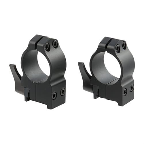 Warne 2 Piece Maxima QD Scope Ringmounts Grooved Receiver Ruger 77 Hawkeye 1 Inch Medium Matte