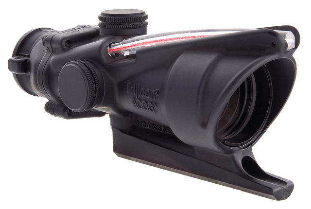 Trijicon ACOG 4x32 Illuminated Red Triangle Post Reticle 30mm Mount Hardcoat Anodized