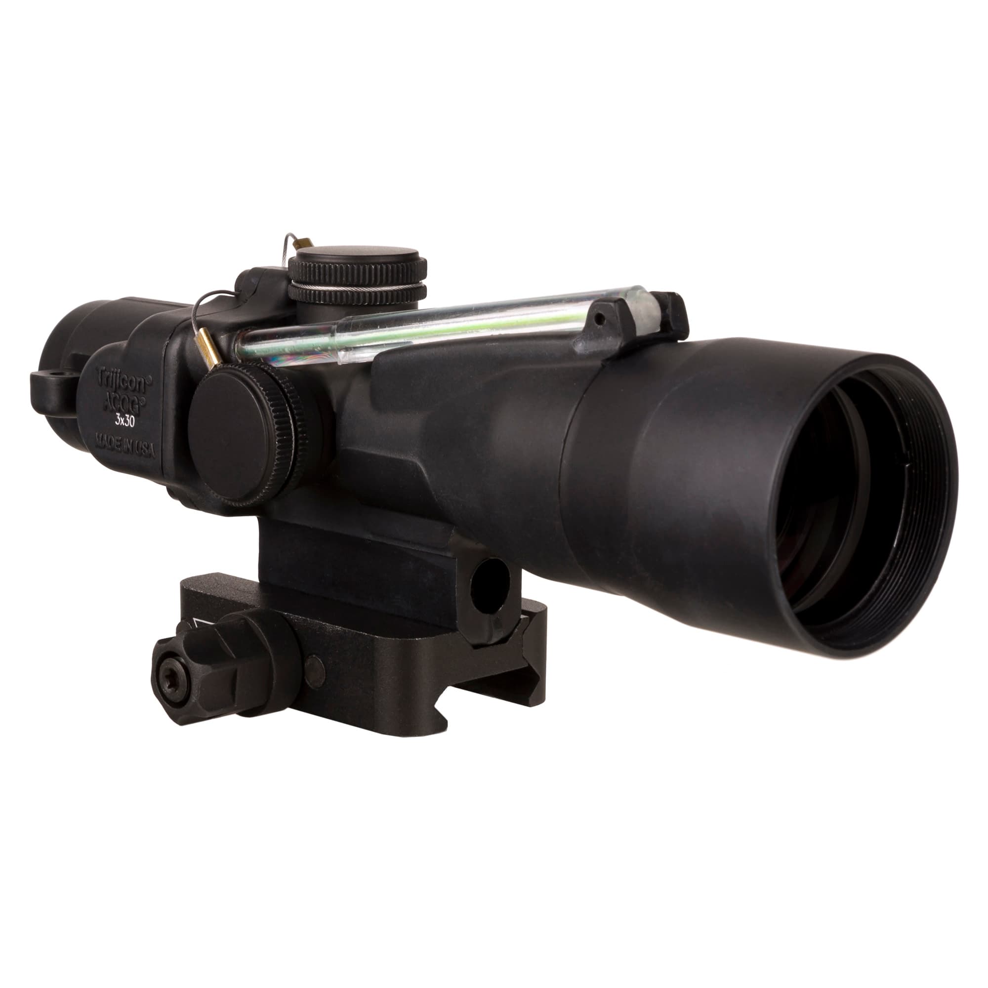 Trijicon Compact ACOG 3x30 Rifle Scope Green Chevron Reticle Mount for Mil-Spec Picatinny