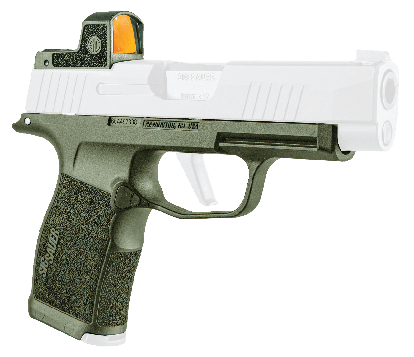Sig Sauer Romeo Zero Grip Mod Kit OD Green 1x24mm 3 Moa Red Dot for Sig P365XL