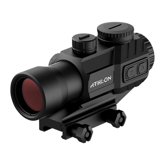 Athlon Optics MIDAS TPS4 4x30mm Red Green Dot Prism Scope Picatinny Mount 1/2 MOA